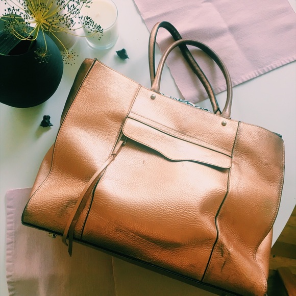 Rosegold Rebecca minkoff bag - Picture 1 of 6
